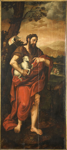 Unknown Две панели из алтаря с Обрезанием (слева) и Поклонение пастухов (справа) Поклонение пастухов
