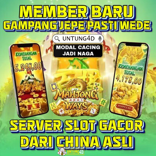 UNTUNG4D - Kabar Gembira Slot Online Bet 400 Hanya Di Untung4d Pasti Gacor 2024