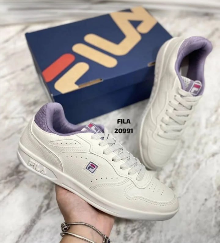 Tênis Fila Revenge Feminino – Branco+Roxo