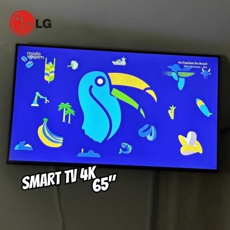 Smart TV 4K 65″ LG NanoCell 65NANO80T com Processador a5 Ger7 AI, Hub de Esportes, Alexa/Chromecast integrado, webOS 24 e Controle Smart Magic