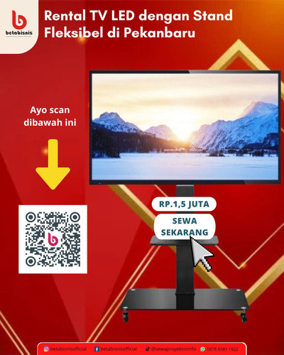 Rental TV LED dengan Stand Fleksibel di Pekanbaru.jpg