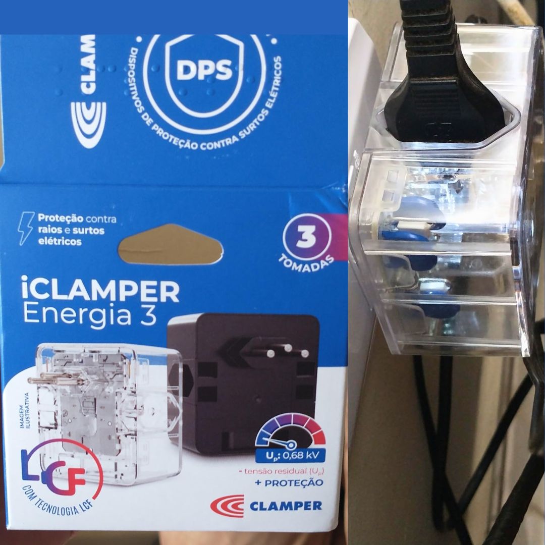 Clamper Energia 3 Transparente LCF