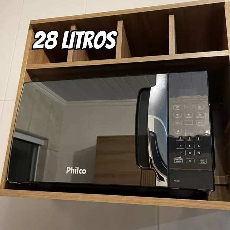 Micro-ondas Philco PMO30EP preto 28L