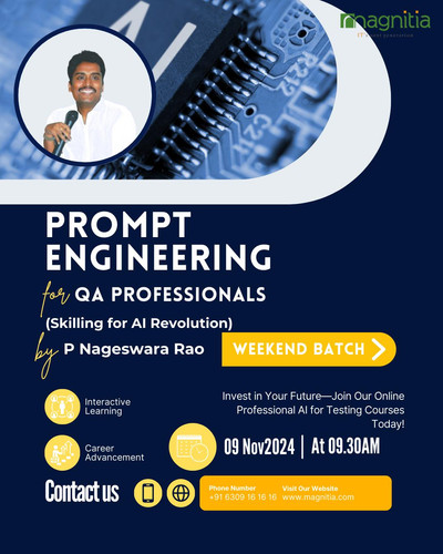 Prompt Engineering For QA Professionals New weekend Batch Start Date 9th November 2024.jpg