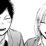 Chii and Taiki smile