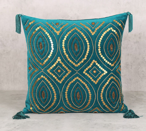 india circus by krsnaa mehta prussian decorated adorn cushion cover 52121512sd01832 1.jpg