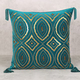 india circus by krsnaa mehta prussian decorated adorn cushion cover 52121512sd01832 1