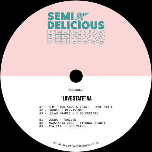 Various Artists Love State 12 Vinyl Semi Delicious Side B.png