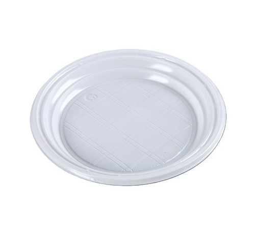 4690390128659 ТАРЕЛКА ОДНОРАЗОВАЯ ДЕСЕРТНАЯ БЕЛАЯ D 170ММ 10ШТ.jpg