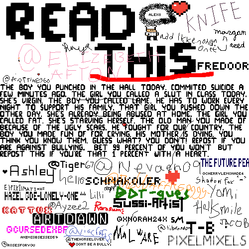 sign if you hate bullying! pixilart.png