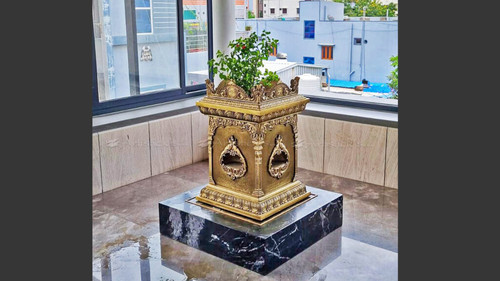 Tulasi Maadam in Brass for Home and Indoor Decoration.jpg