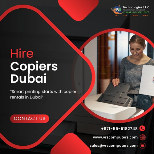 VRS Technologies LLC provides hassle-free copier rental services across Dubai. From small offices to large events, we offer the latest copiers with setup and support. If you're looking to Hire Copiers Dubai, call us now at +971-55-5182748 for expert assistance and competitive pricing.

Visit: https://www.vrscomputers.com/computer-rentals/printer-rentals-in-dubai/