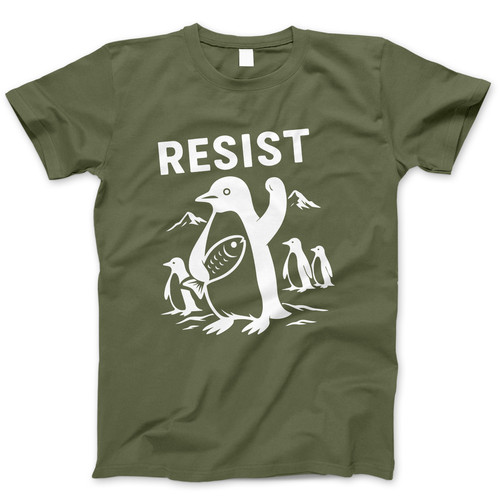 Photograph of four blank t-shirts greys beige and army green. Clipping path included. Ready for your.jpg