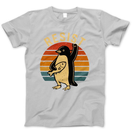 Photograph of four blank t-shirts greys beige and army green. Clipping path included. Ready for your.jpg