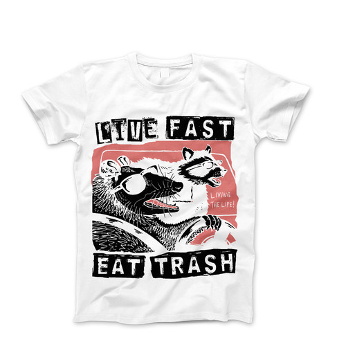 Photograph of four blank t-shirts greys beige and army green. Clipping path included. Ready for your.jpg