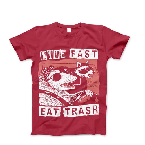 Photograph of four blank t-shirts greys beige and army green. Clipping path included. Ready for your.jpg