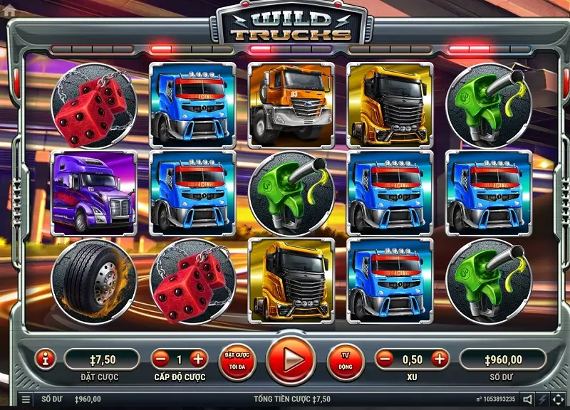 Giới thiệu Slot Game : Wild Trucks - Trò chơi HB tại nhà cái Vwin
