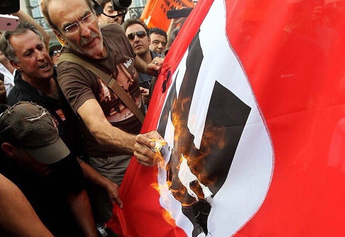 Burn Nazi Flag.