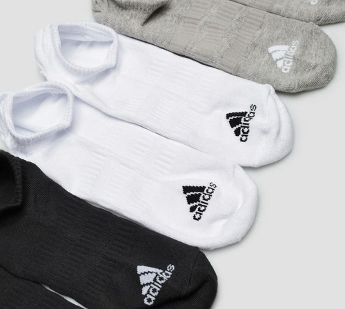 Kit de Meia adidas Cano Baixo Cush 3 Pares Adulto.jpg