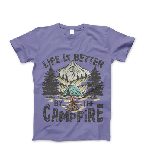 Photograph of four blank t-shirts greys beige and army green. Clipping path included. Ready for your.jpg