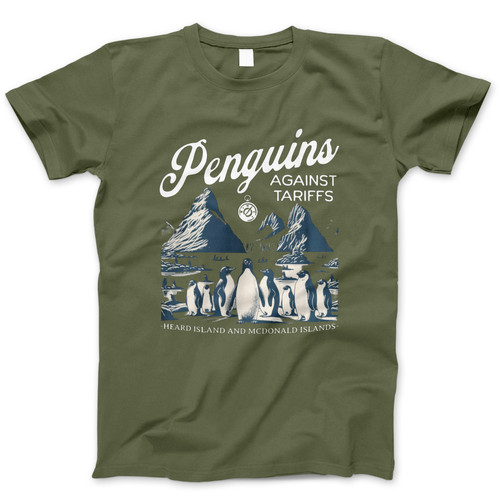 Photograph of four blank t-shirts greys beige and army green. Clipping path included. Ready for your.jpg