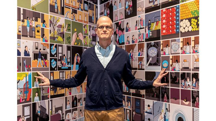 None Chris Ware explains how to draw strangers on the bus without getting arrested