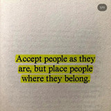 Put People Where They Belong