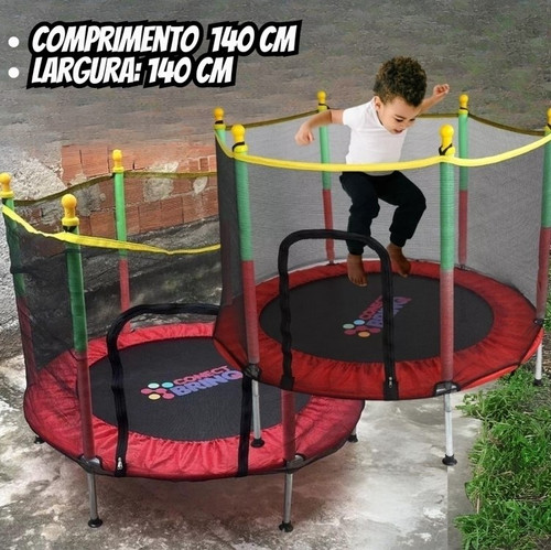 Cama Elástica Infantil Pula Pula Trampolim 1,40 M Playground Conect Brinq.jpg