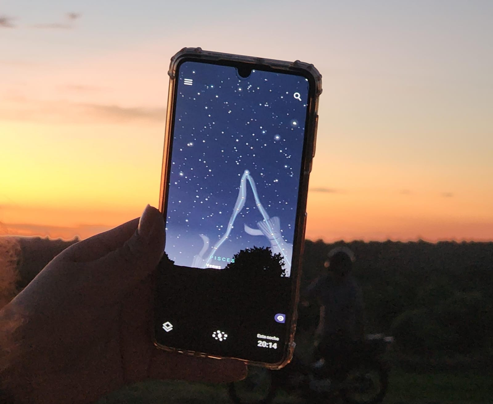 Una noche de asombro y maravilla vivió Apóstoles con la alineación planetaria