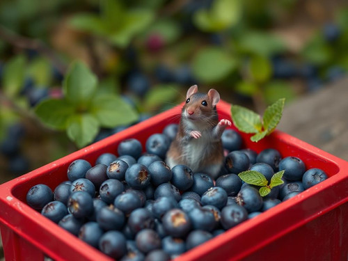 www.naked-ai.art - A red box of blue berries with a rat dancing inside.jpg