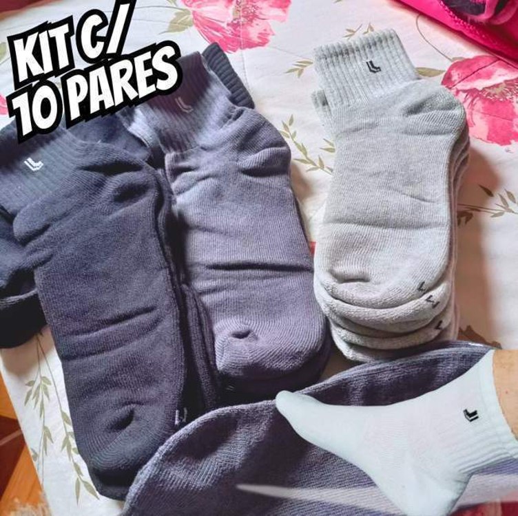 Kit 10 Pares Meia Lupo Cano Médio Masculina Atacado Original