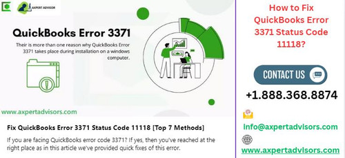 How to Fix QuickBooks Error 3371 Status Code 11118.jpg