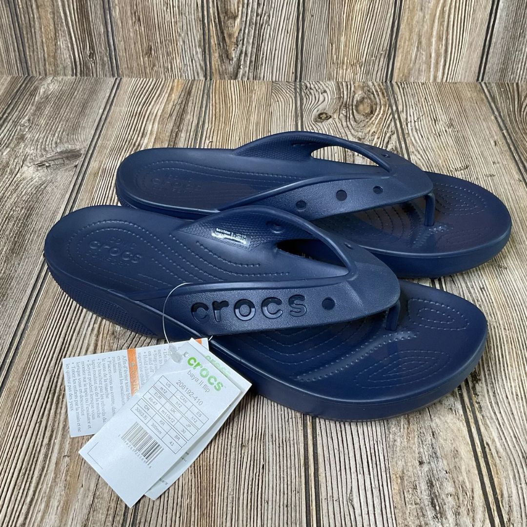 Chinelo Crocs Baya Flip Ii Navy