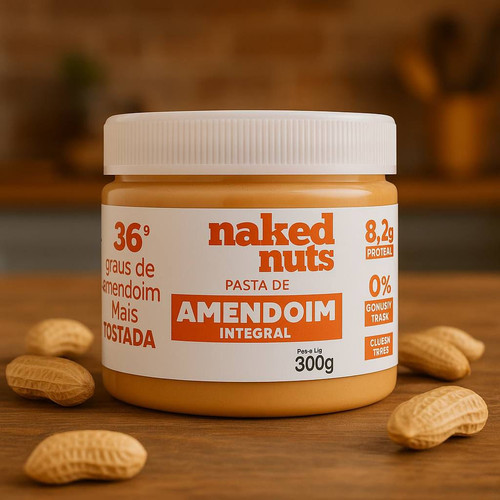 Pasta de Amendoim Integral (300g) Naked Nuts.jpg