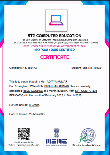 Web Development Diploma