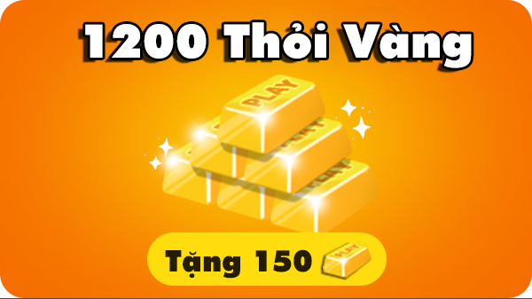 Gói 1200 Thỏi Vàng