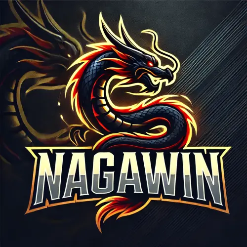 DALL·E 2025 03 16 17.46.48 A high quality logo featuring the brand name 'NAGAWIN'. The design should.webp