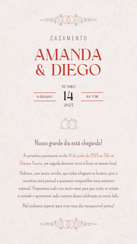 Instagram story com manual para padrinhos digital moderno elegante tulipa vermelha (Story).png