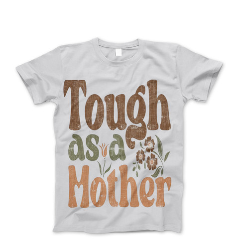 Photograph of four blank t-shirts greys beige and army green. Clipping path included. Ready for your.jpg