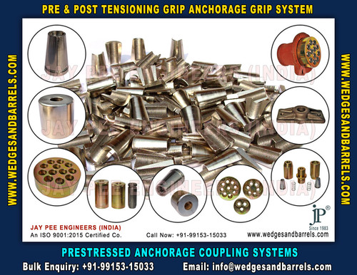 Post Tensioning Wedge Couplers Manufacturers Suppliers Exporters in India +91-9915315033 https://www.jpg