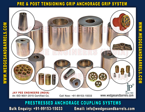 Post Tensioning Anchor Heads Manufacturers Suppliers Exporters in India +91-9915315033 https://www.w.jpg