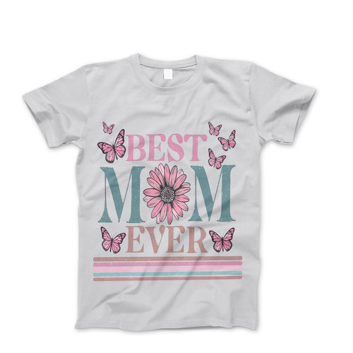 Photograph of four blank t-shirts greys beige and army green. Clipping path included. Ready for your.jpg