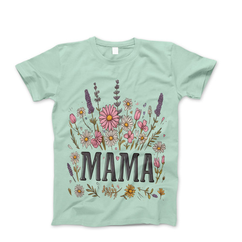 Photograph of four blank t-shirts greys beige and army green. Clipping path included. Ready for your.jpg