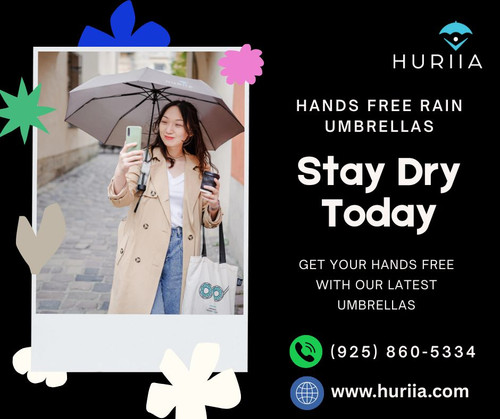 Hands-Free Rain Umbrellas to Stay Dry with Ultimate Convenience.jpg