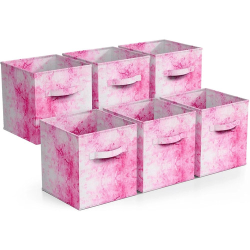 Set of 6 Colorful Cube Storage Bins Foldable Collapsible Storage Box.jpg