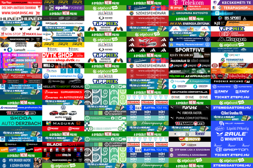 OTP Bank Liga 2024 25 adboards