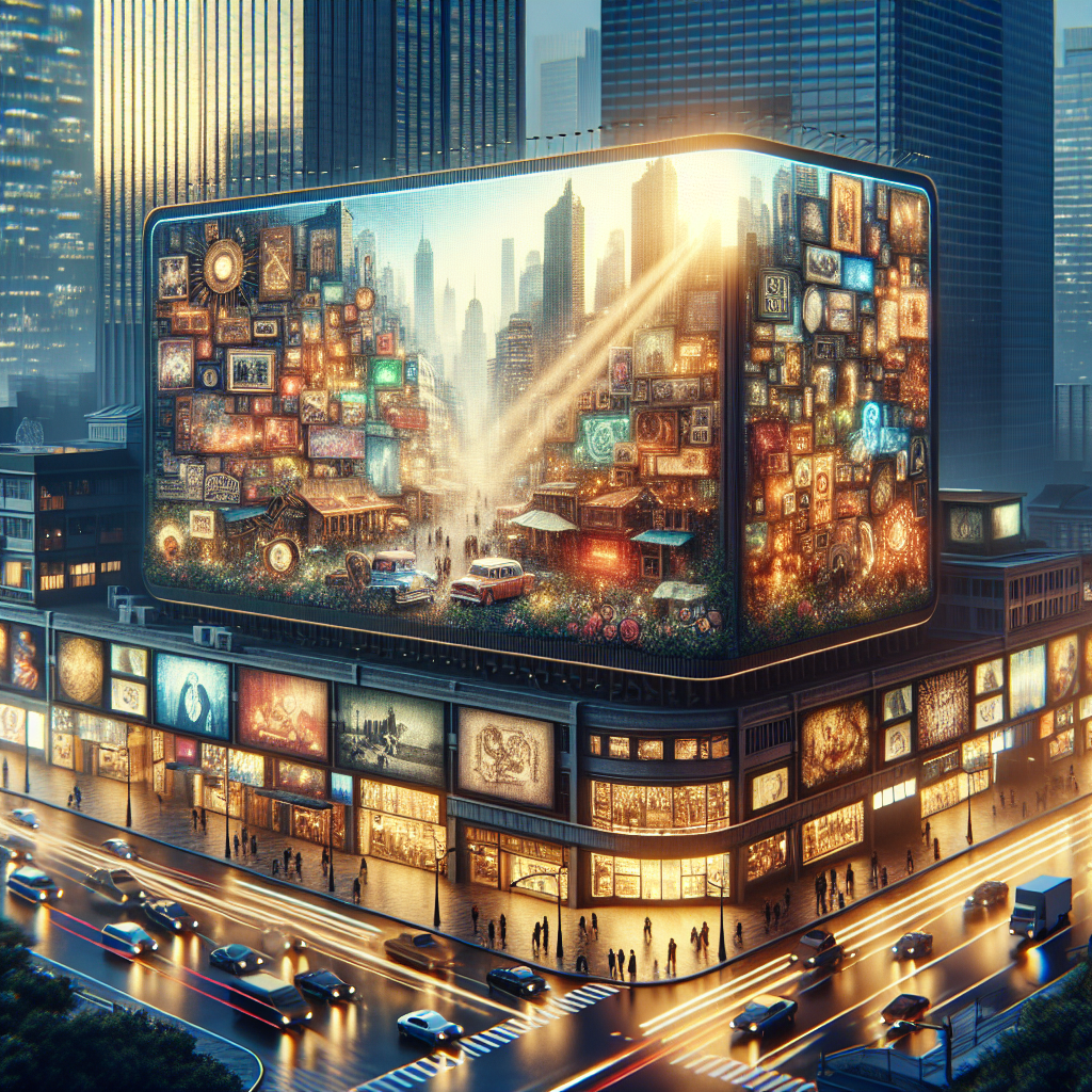 Billboard in Indian City