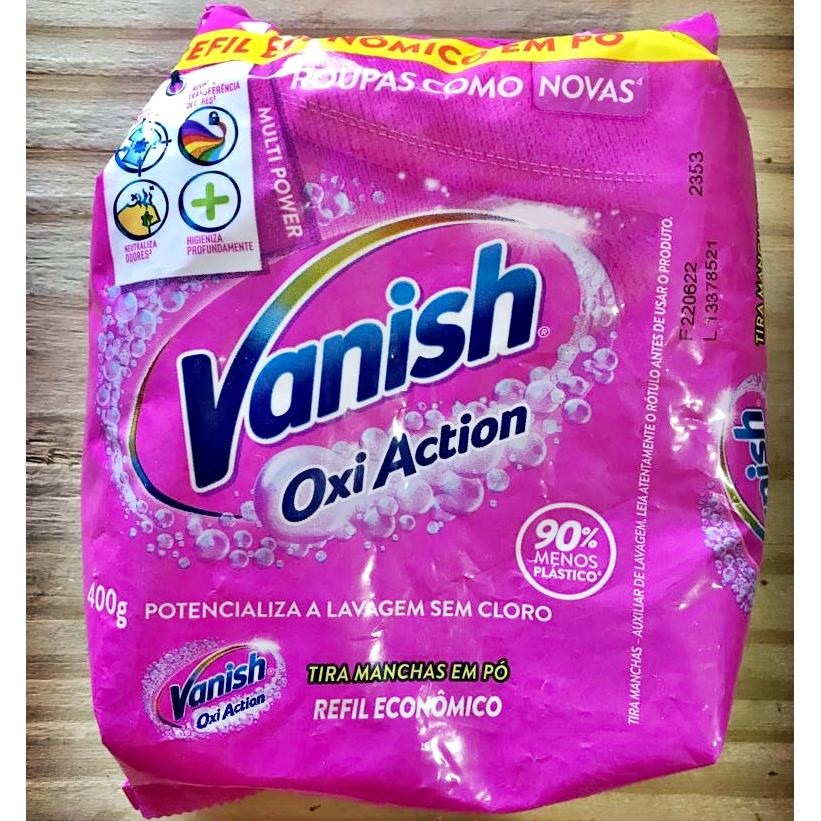 Vanish Tira Machas Em Pó Multi Power Oxi Action 400G Refil Econômico Para Roupas Coloridas Vanish Tira Machas Em Pó Multi Power Oxi Action 400G Refil Econômico Para Roupas Coloridas