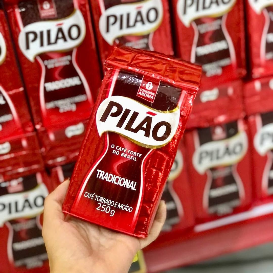 Café Pilão Torrado e Moído Tradicional Vácuo 250 gramas