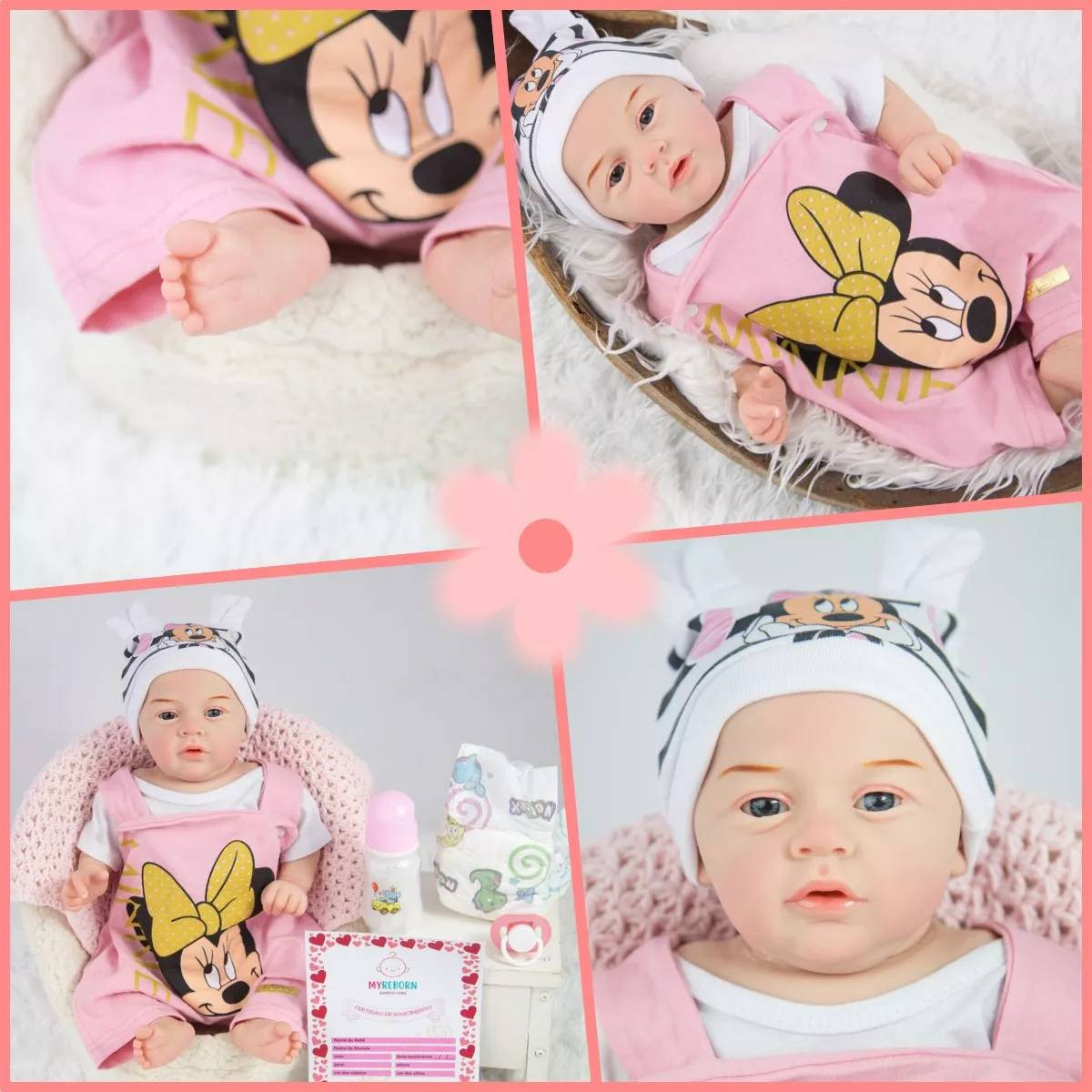 Boneca Reborn Realista Menina Mary Silicone Envio Imediato